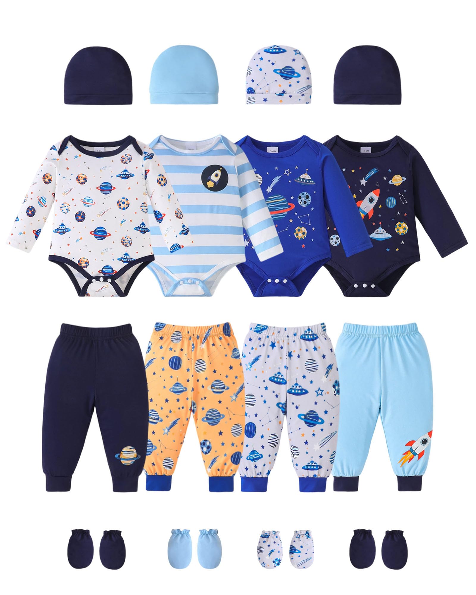 Baby Boy Girl Clothes Preemie Newborn Must Have Infant Essentials Outfits 20 Piece Clothing 0-18 Months