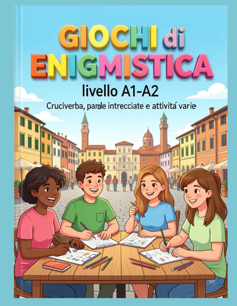 Enigmistica, Cruciverba e Giochi per Imparare l'Italiano: (Livello A1-A2) (Enigmistica per Studenti di Italiano)