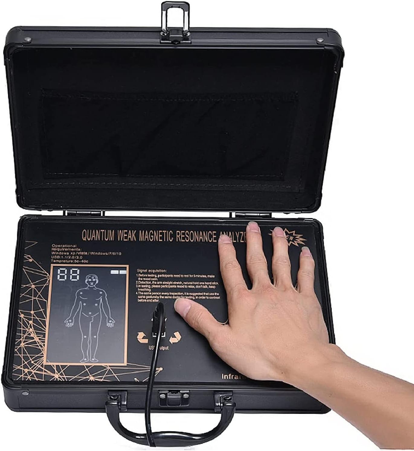 Quantum Analyzer, Quantum Magnetic Health Analyzer, Portable Professional Quantum Resonance Body Analyzer, Body Health Scanner with Dynamic 3D Analysis for Health Analysi