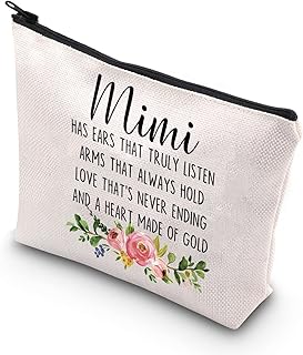 Mimi Gift Grandma Gift Mother Day Gift Mimi Travel Bag Zipper Pouch Grandmother Gift For Women (Mimi)
