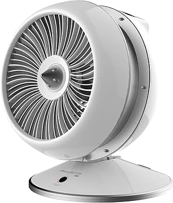 Rowenta HQ7112F0 Air Force Hot & Cool Calefactor y ventilador Multifunción, flujo de aire silencioso, modo automático, hasta 45 m², seguridad reforzada y fácil transporte