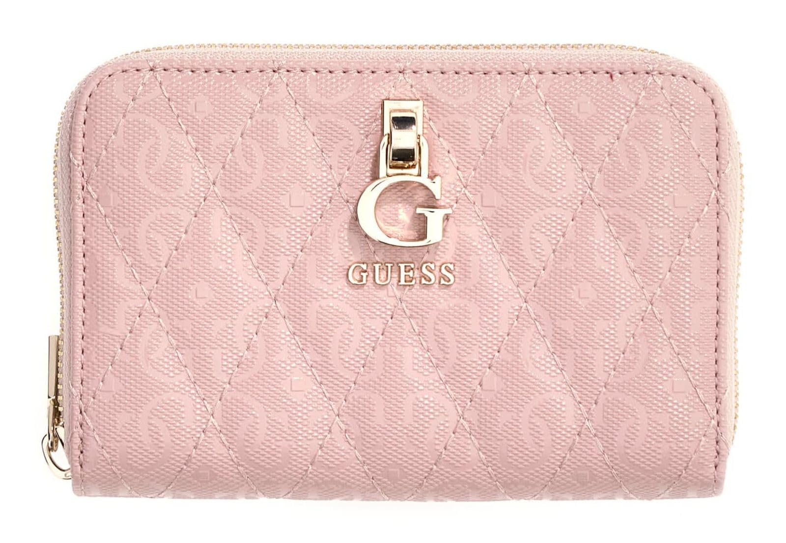 GUESS Monedero Tamara SLG Zip Around Wallet Light Pink Rosa