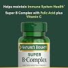 Nature's Bounty Super B Complex Vitaminas con vitamina C y ácido fólico, vitaminas para apoyo inmunológico y energía celular, 150 tabletas 3