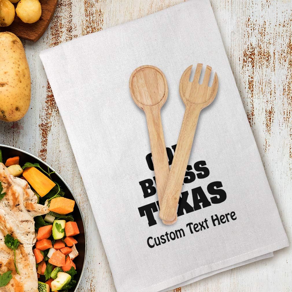 Style In Print Custom Decor Flour Kitchen Towels God Bless Texas Countries Countries Home Cleaning Supplies Dish Towels Personalized Text Here