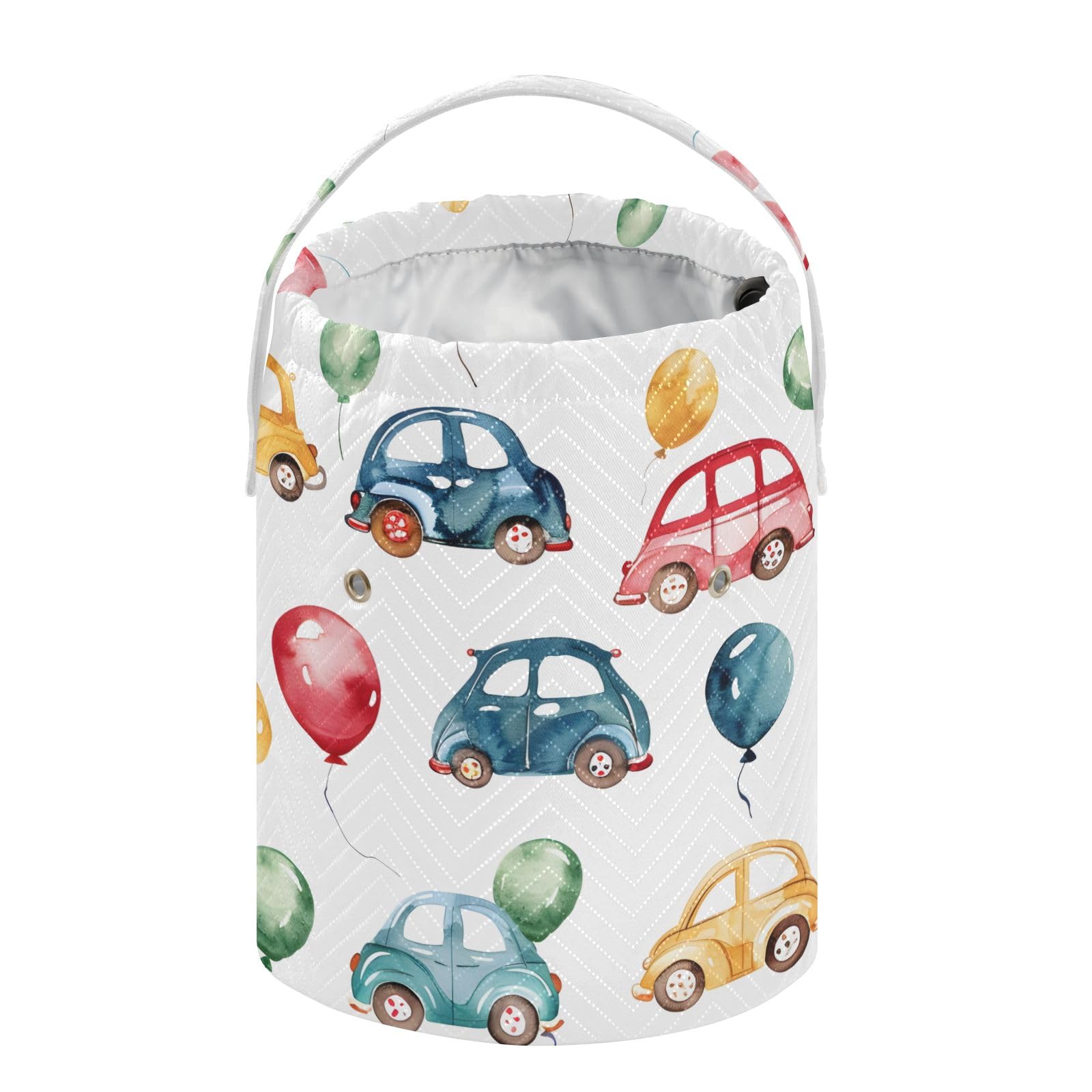 Yarn Storage Bag Small Crochet Bag Knitting Bag Organizer Cars Balloons Yarn Bags for Crocheting Basket