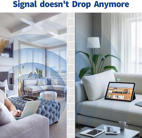 Miniatura 8 de Bingfu Antena WiFi de doble banda 2.4GHz 5GHz 5.8GHz 3dBi RP-SMA Reemplazo de antena macho (paquete de 2) para enrutador WiFi, tarjeta de red