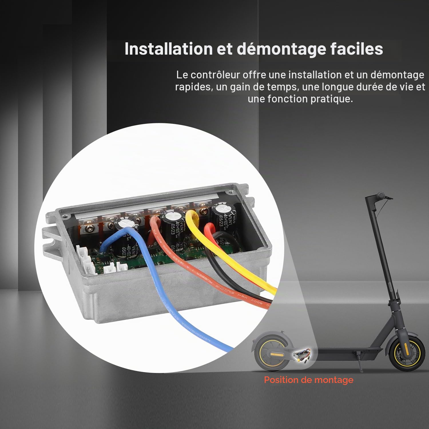 Max G30 Tableau de Bord Contrôleur Central amélioré v3.0 Compatible avec Segway ninebot Max G30 Scooter électrique