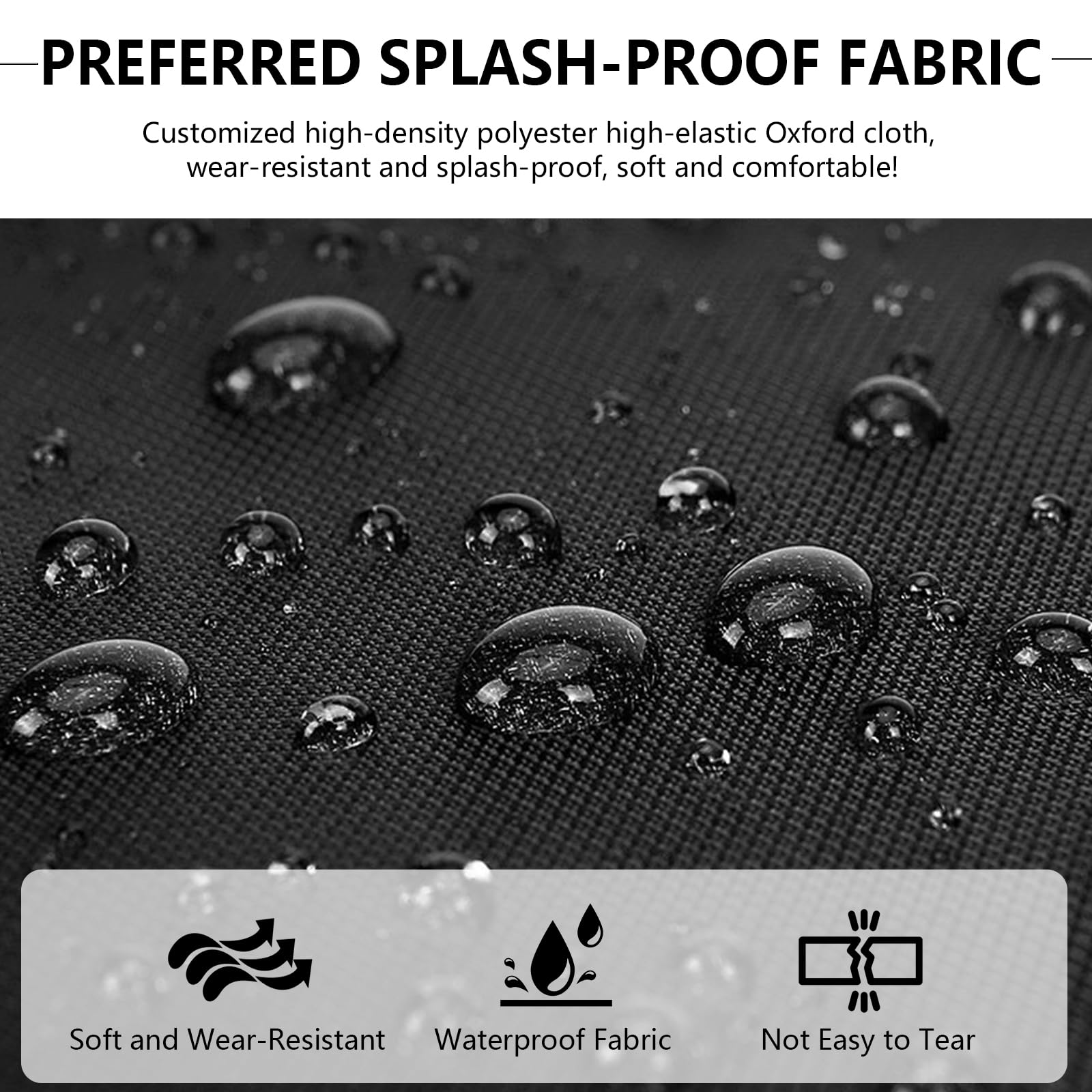 Funda para cortacésped, funda protectora para cortacésped, funda de tela Oxford 600D para tractores de jardín, impermeable y resistente a los rayos UV, resistente a la intemperie (203*127*137CM)
