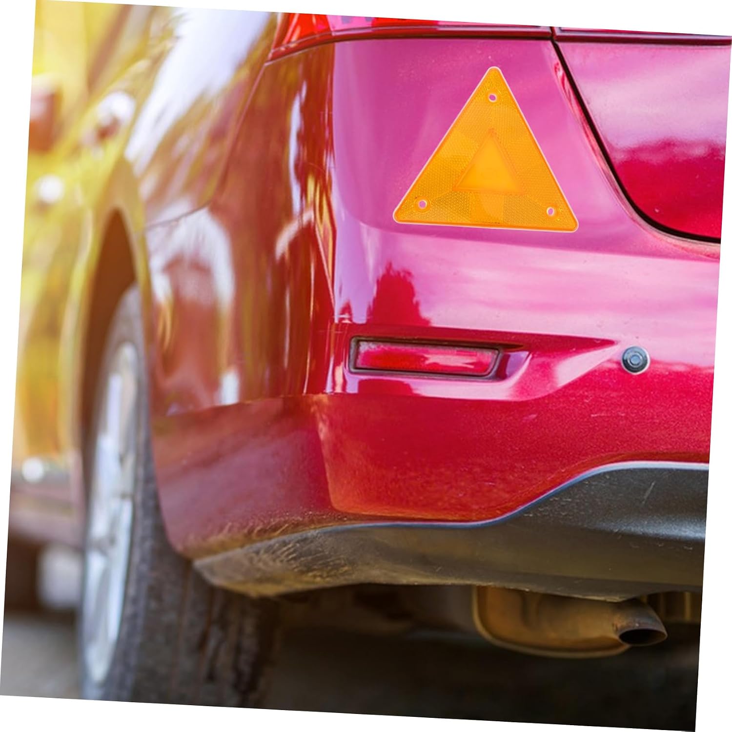 10pcs Reflective Emergency Triangle Reflectors for Roadside Safety Design for Cars Trucks and Rvs Lightweight and Compact for