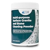 Skylarlife Multi-purpose Surface Stone Cleaning Powder (200g) to remove rust stain, yellowing, oil stains, from most marble, granite, quartz, concrete, countertop and other non-porous surface, remove adhesive spots and stains from boat and plastic and leather
