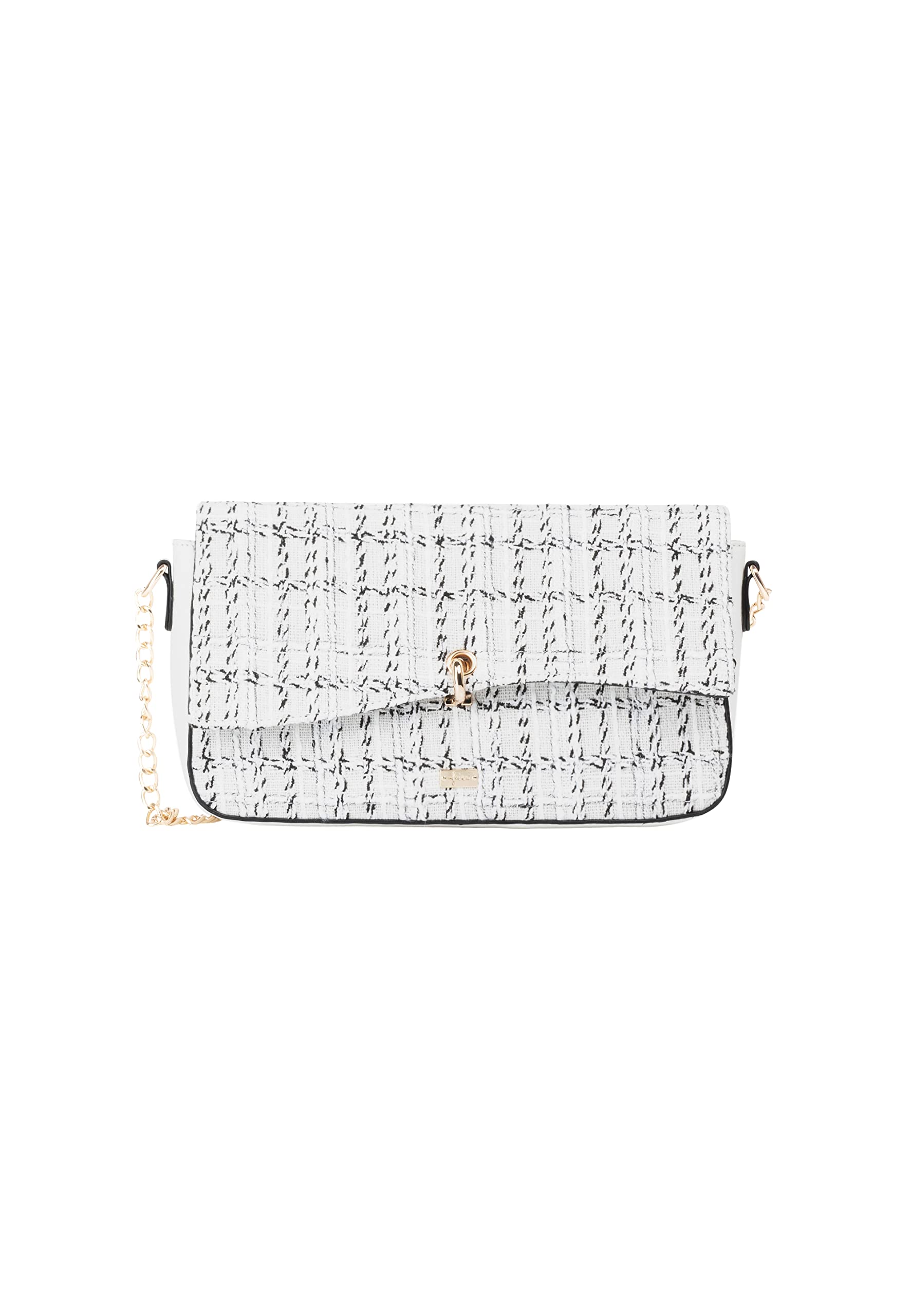 COBIE Women's Clutch/Evening Bag, White multi-coloured, One Size