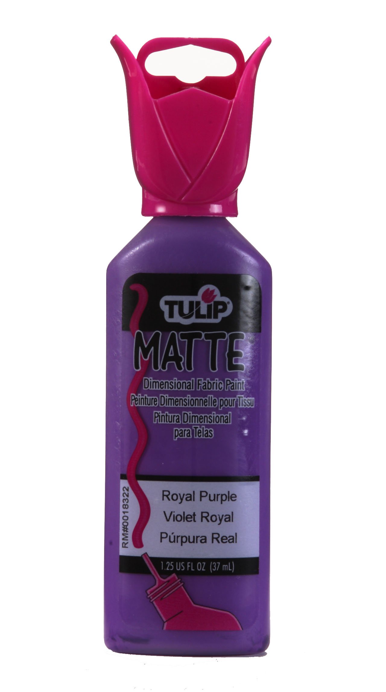 Tulip Purple 1.25Oz 3D Paint Matte (Royal )