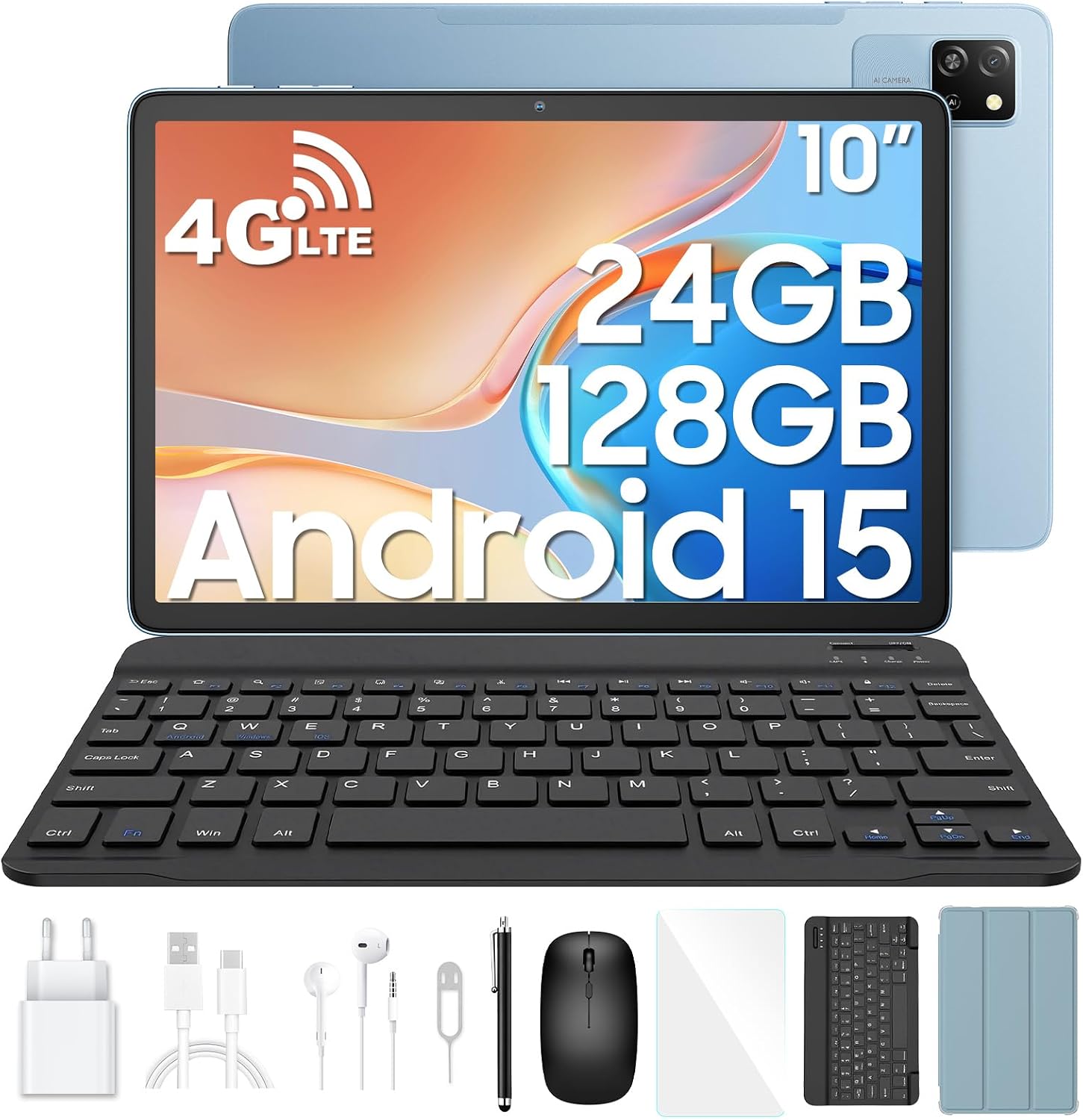 Blackview Tab60 Pro Tablet and included accessories