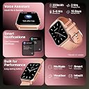 Fire-Boltt Ninja Call Pro Plus Bluetooth Calling Smart Watch, 1.83″ HD Display, AI Voice Assistant, 120+ Sports Modes, IP67 Waterproof, SpO2 & Heart Rate Monitor Smartwatch for Men & Women - Pink gallery image