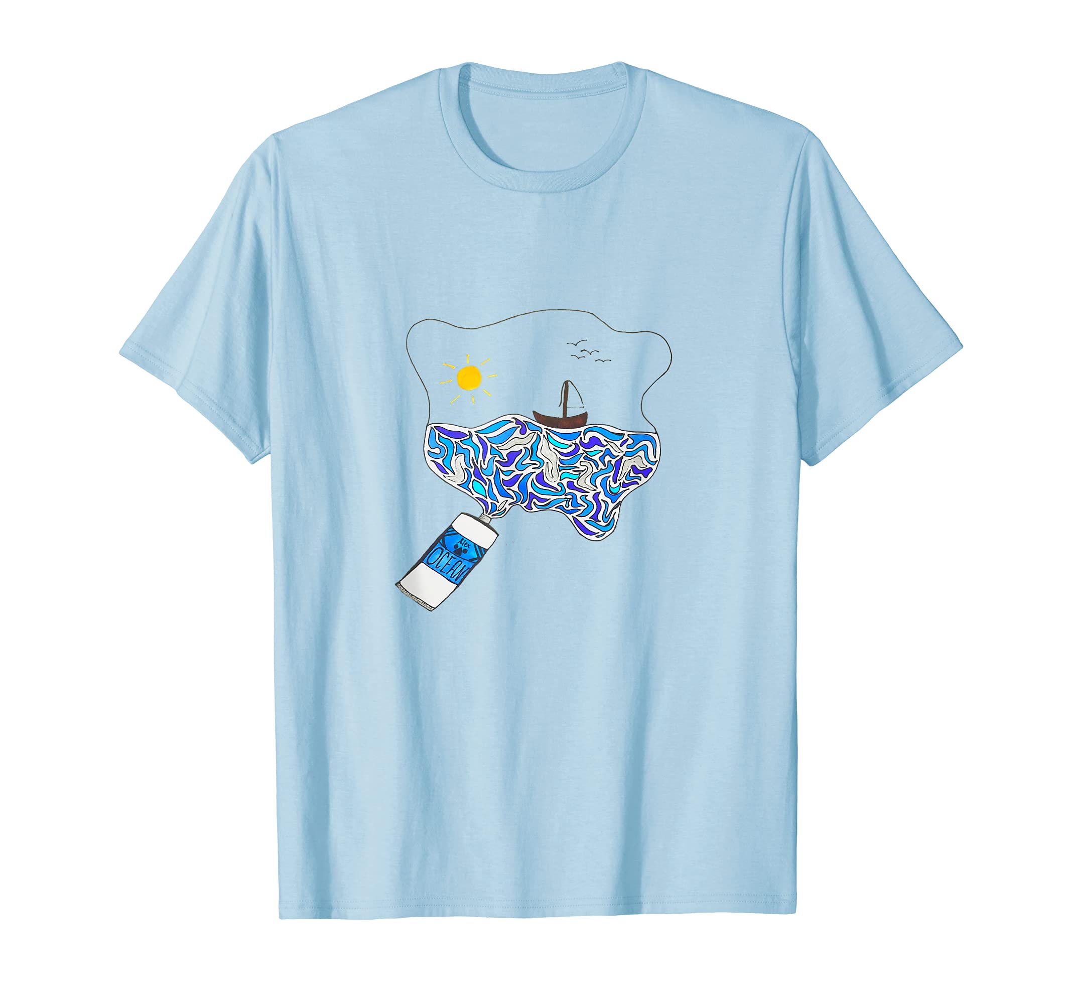 T-Shirt Ocean Bottle