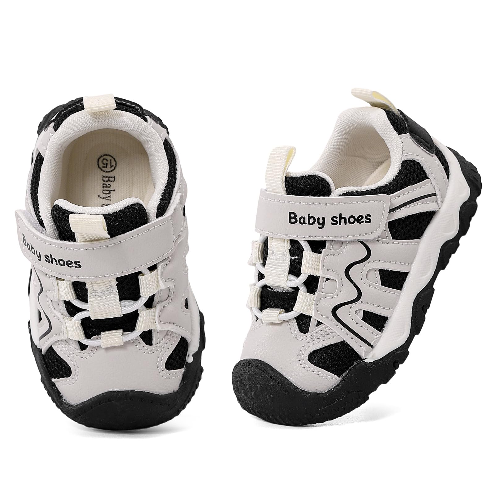 MASOCIO Chaussure Bébé Garçon Fille Chaussures Premiers Pas Bébé Semelle Caoutchouc Souple Antidérapant