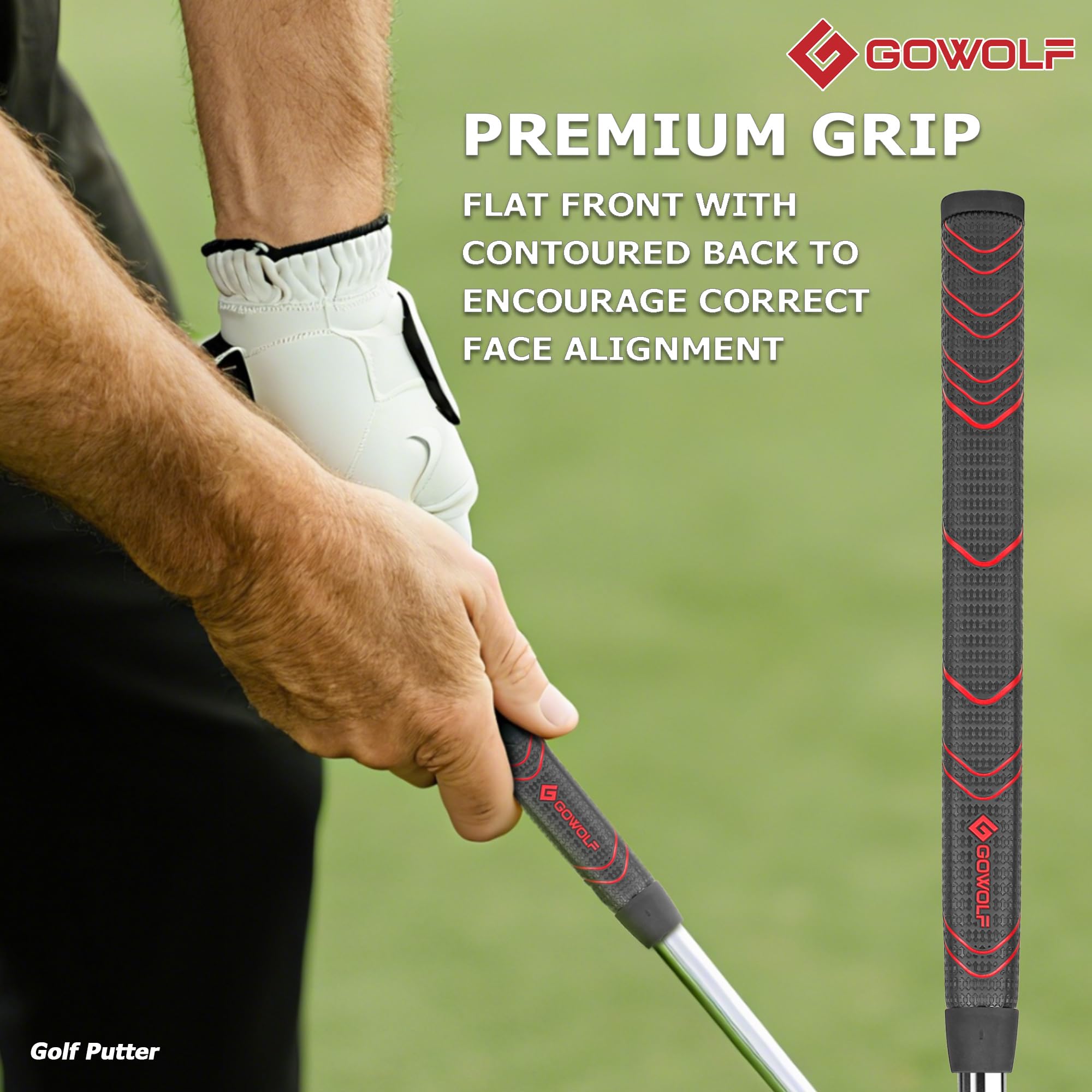 Amazon.co.jp: Gowolf ゴルフクラブパター メンズ 右手 CNC 303