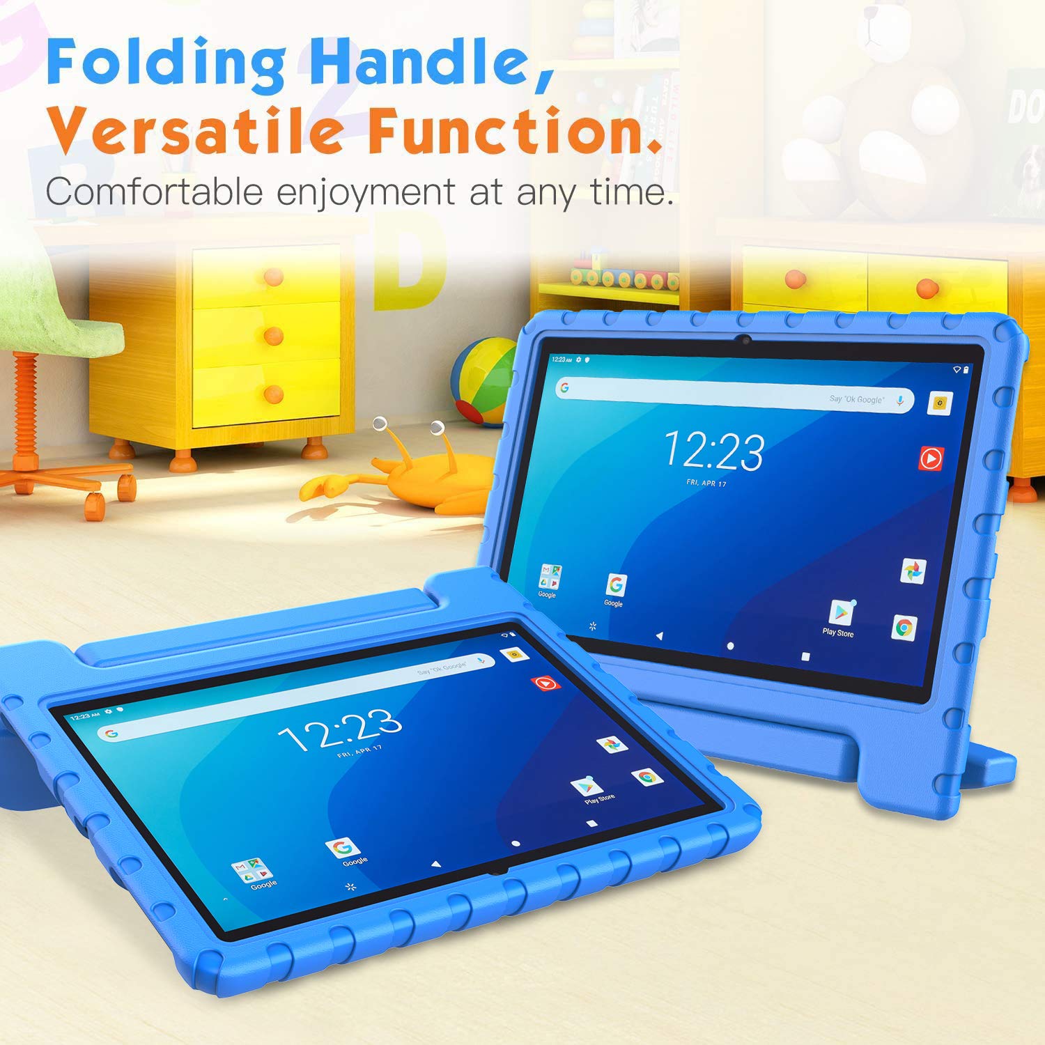 BMOUOKids Case for Onn Pro Tablet 2020 (Model:100003562),Shockproof  Light Weight Convertible Handle Stand Kids Case for Onn inch Pro  Android