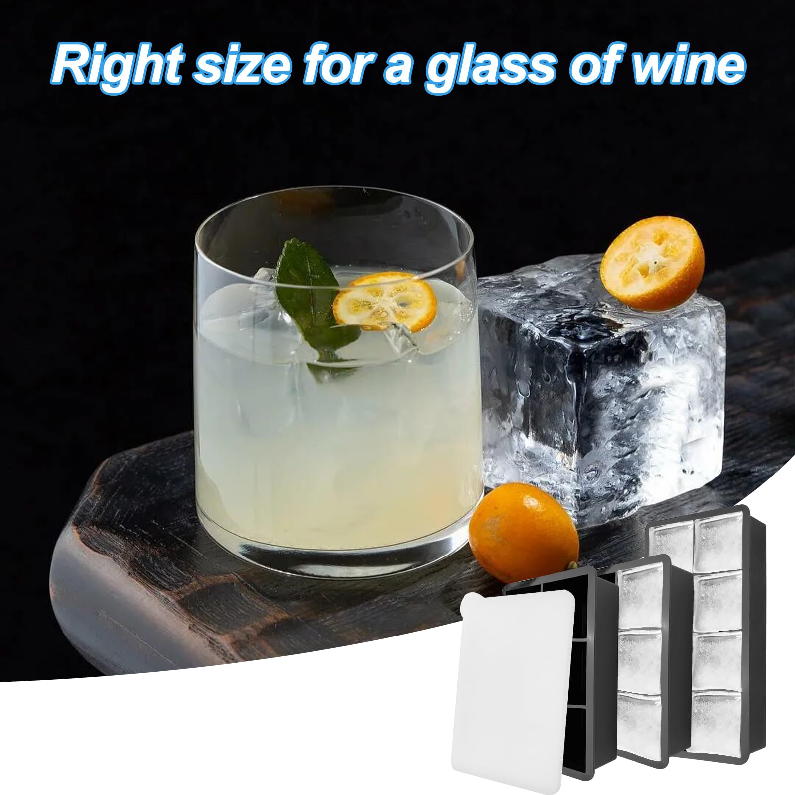 Stampo Per Ghiaccio A Forma Divertente - In Silicone Riutilizzabile - Per Cocktail E Bevande - Blu - Foto 13