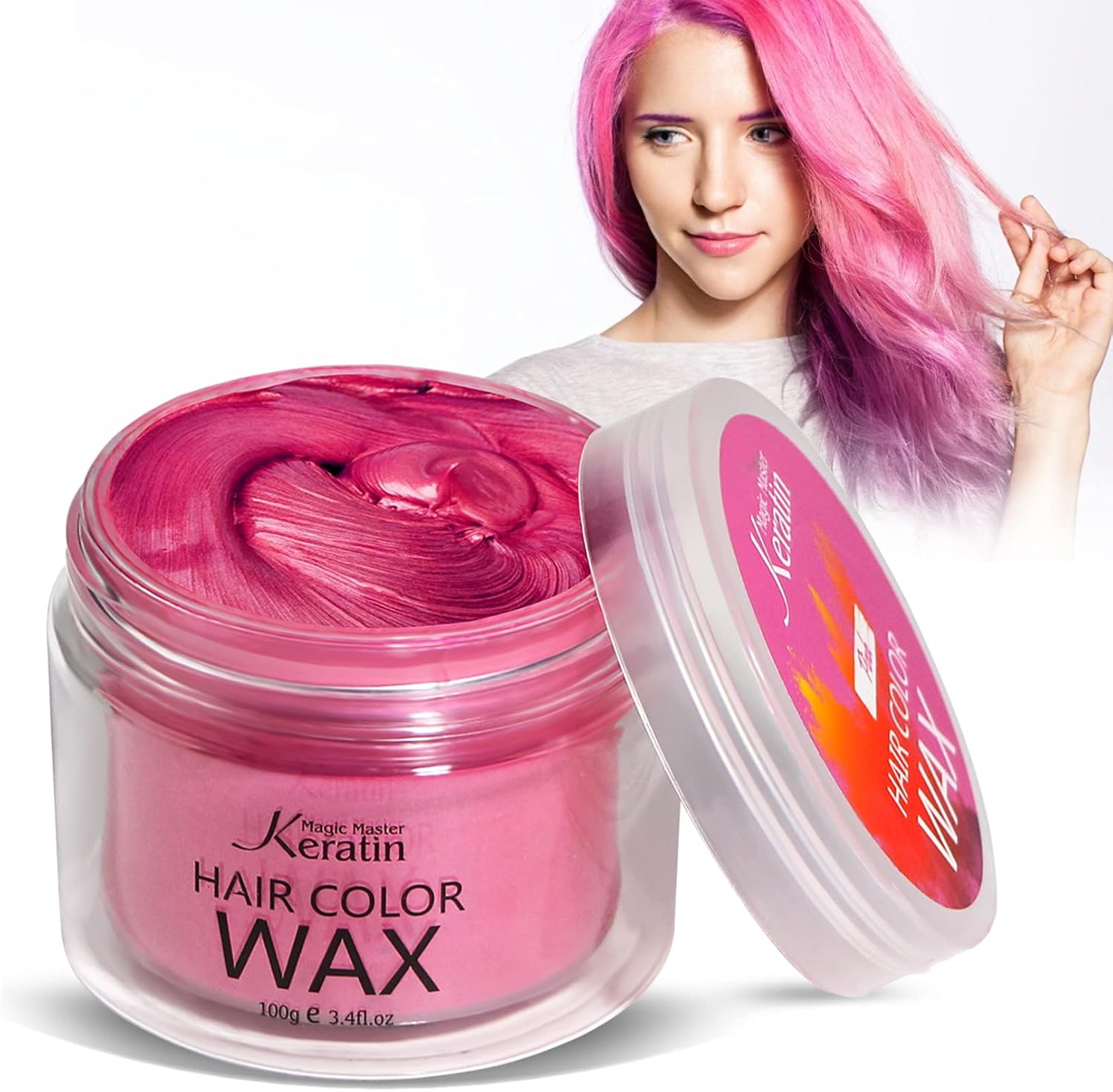 Hair Color Wax, Magic Master Keratin Temporary Hair Dye Wax Mud