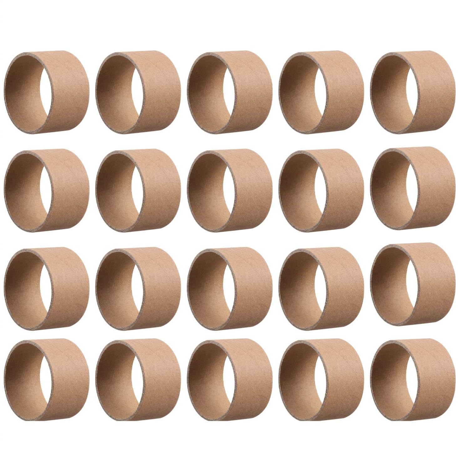 Twinice Kraft Cardboard Tubes for Crafts, Round Paper Core, Pack of 20