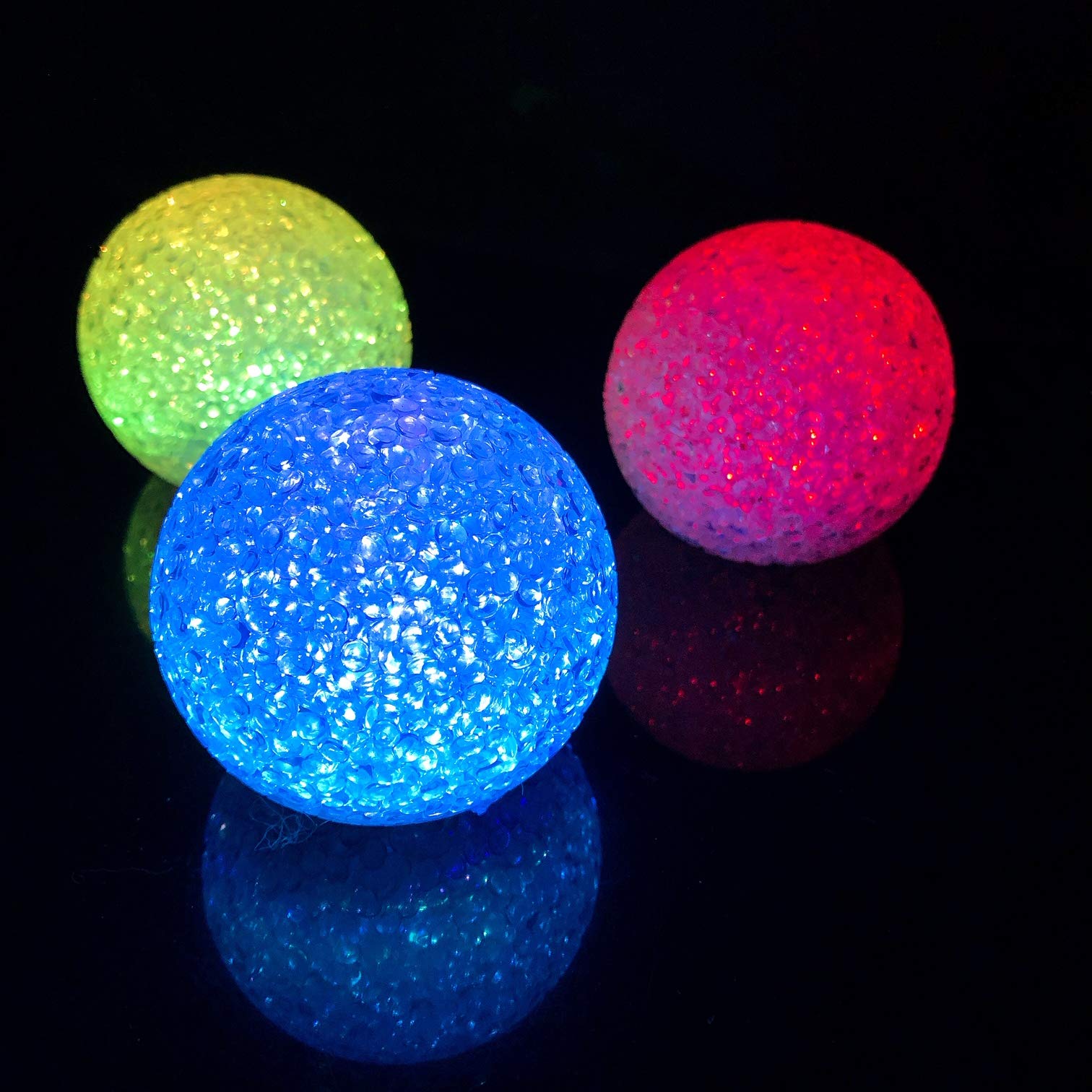 ボール型LEDライト10個 Amazon | 電池式 LEDライト クリスタルボール SSサイズ (7cm