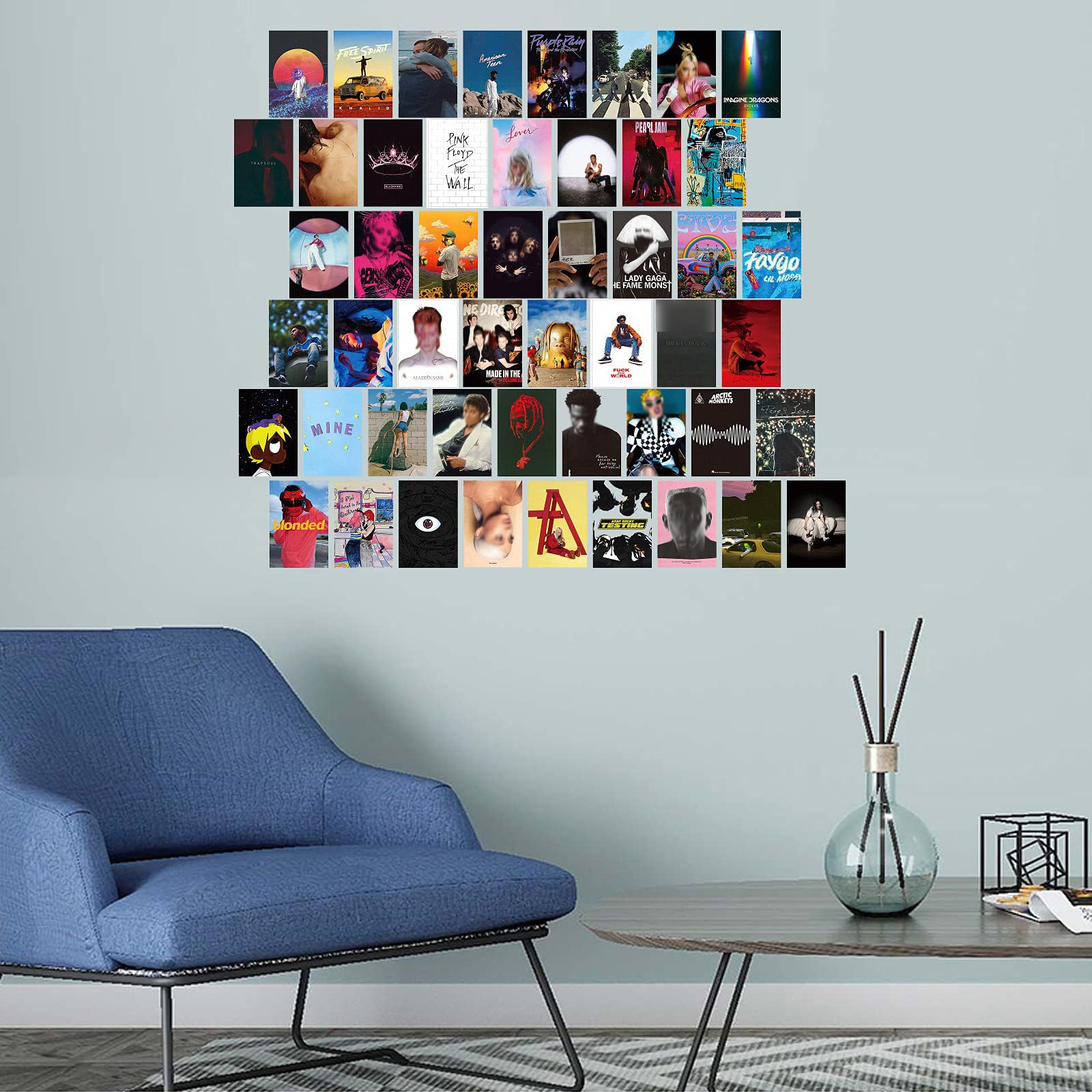 Okładka albumu, estetyczne obrazy, kolaż ścienny, 50 szt., teatr muzyczny, zestaw kolaży, artystyczne, plakaty, dekoracja pokoju, estetyczny obraz do dekoracji ścian do pokoju, sypialni, estetyczny