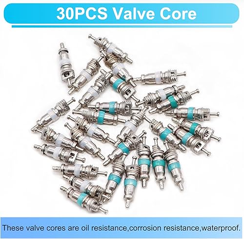 Miniatura 6 de TWTADE Herramienta de instalación de removedor de núcleo de válvula y kit de llave de servicio HVAC con 2 adaptadores de broca hexagonal, puerto SAE