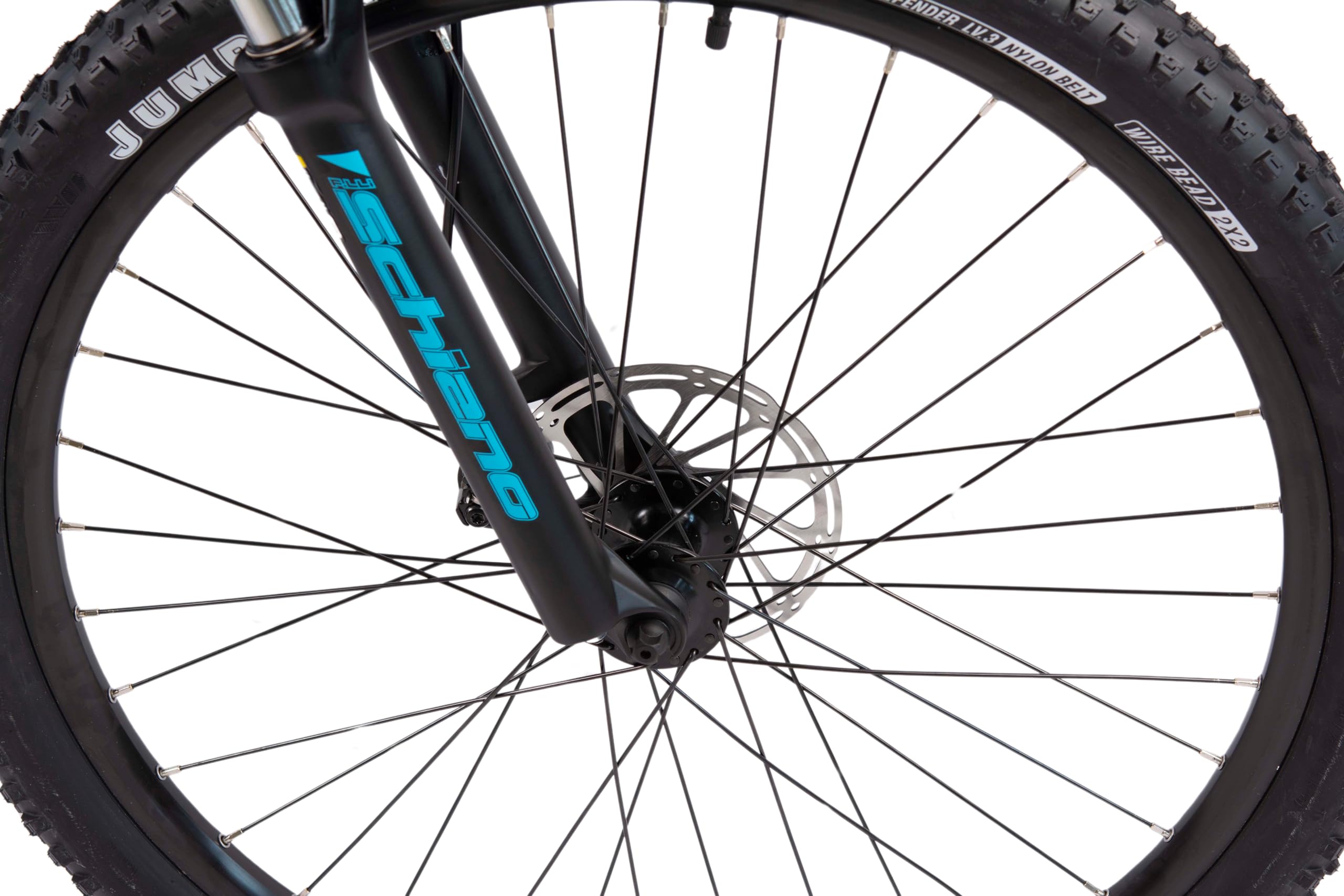 F.lli Schiano E Bike Herren Damen MTB 27.5 Zoll, 504Wh Abnehmbarer Akku, 250W Motor, 42Nm, MX27 Blau