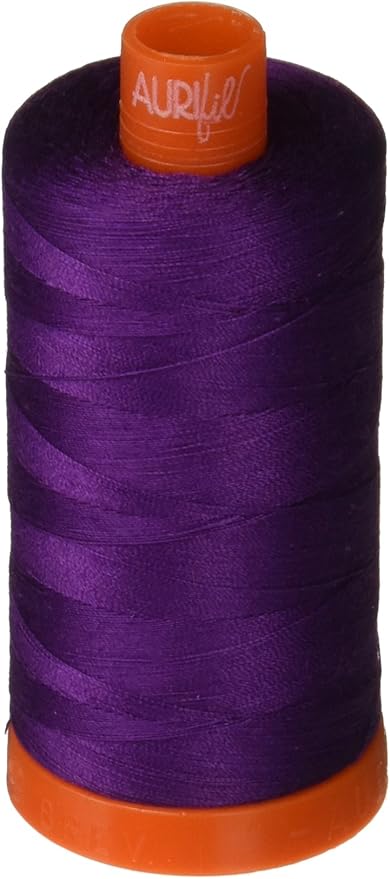 Aurifil Mako - Hilo De Algodón (50 W, 1422 Yardas), Color Pino