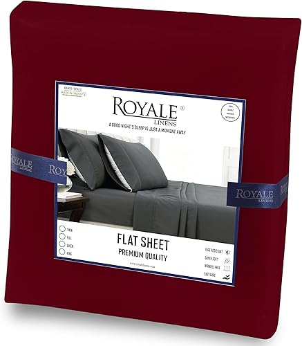 Miniatura 6 de Royale Linens - Sábana encimera tamaño California King, microfibra cepillada 1800, ultrasuave, transpirable, resistente a arrugas y manchas, la