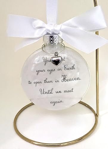 Miniatura 5 de Memorial Christmas Ornament with Cremation Urn Charm