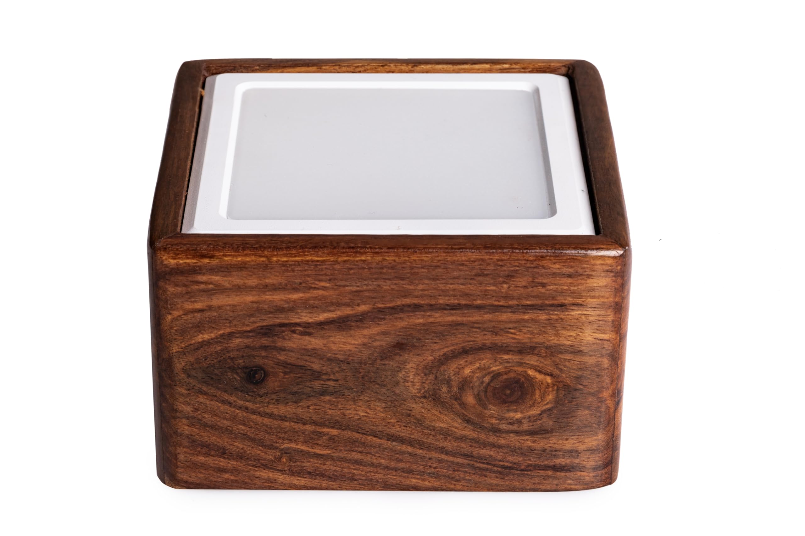 Sheesham Wood Ceiling Light - Modern & Warm -4 Sheesham Wood Ceiling Light - Modern & Warm -4