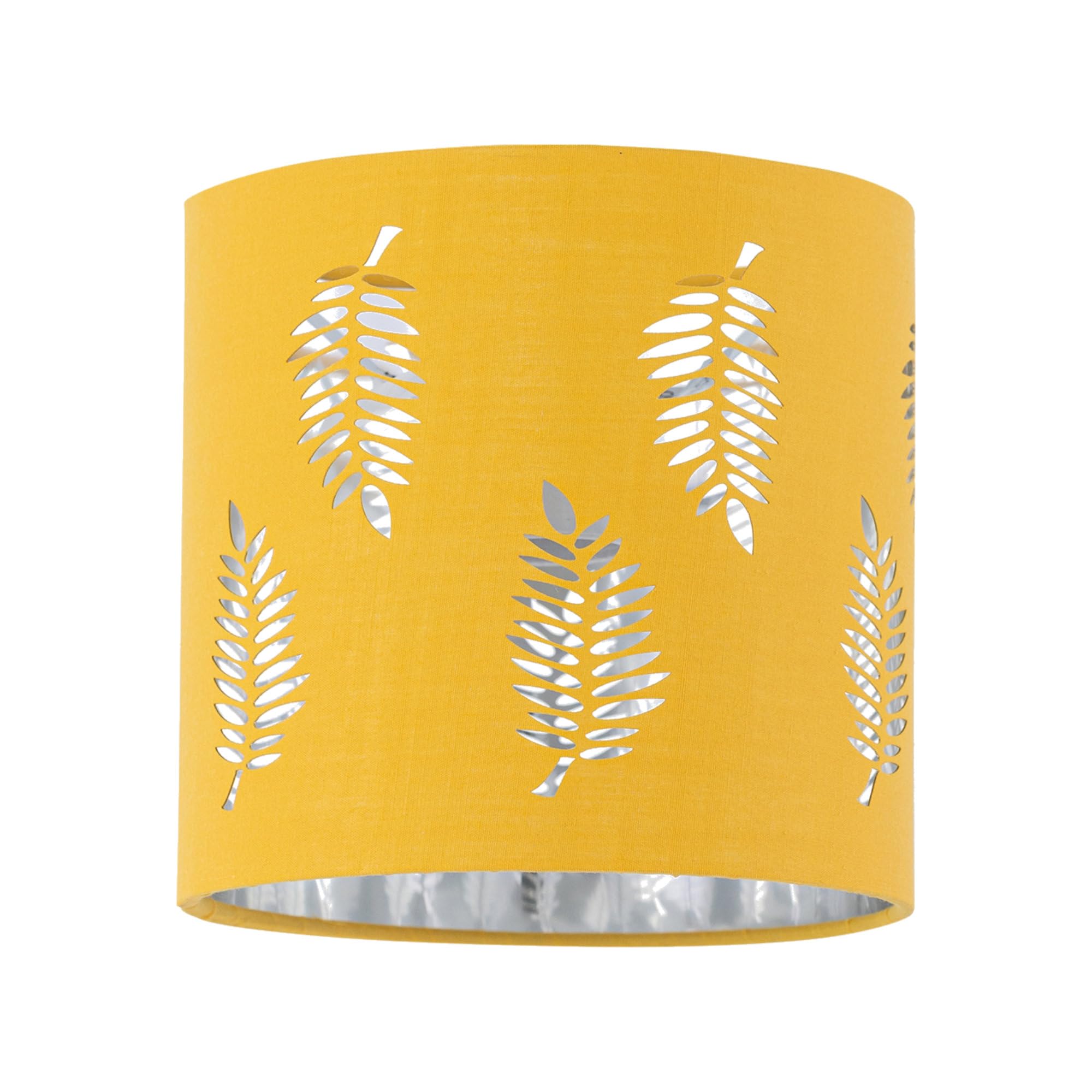 B&Q -  Fern Ochre Cut Out 15.5Cm Table Lamp Shade