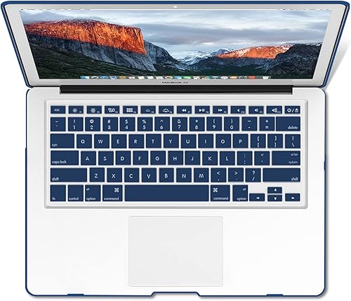 Miniatura 7 de IBENZER MR15-NVBL+1 compatible con MacBook Pro de 15 pulgadas 2012-2015, carcasa rígida suave al tacto con cubierta de teclado para Apple MacBook