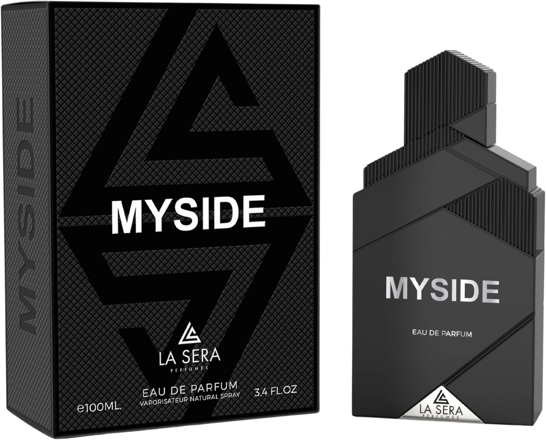 LA SERA MySide Eau De Parfum 100ML | Long Lasting Perfume for Men | Woody Spicy & Fresh Fragrance | Sophisticated Masculine Scent | Elegant Everyday Aroma for Men