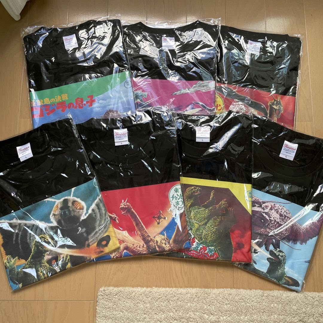 Amazon.co.jp: 【非売品 】東宝チャンピオンまつり版ゴジラTシャツ7種 