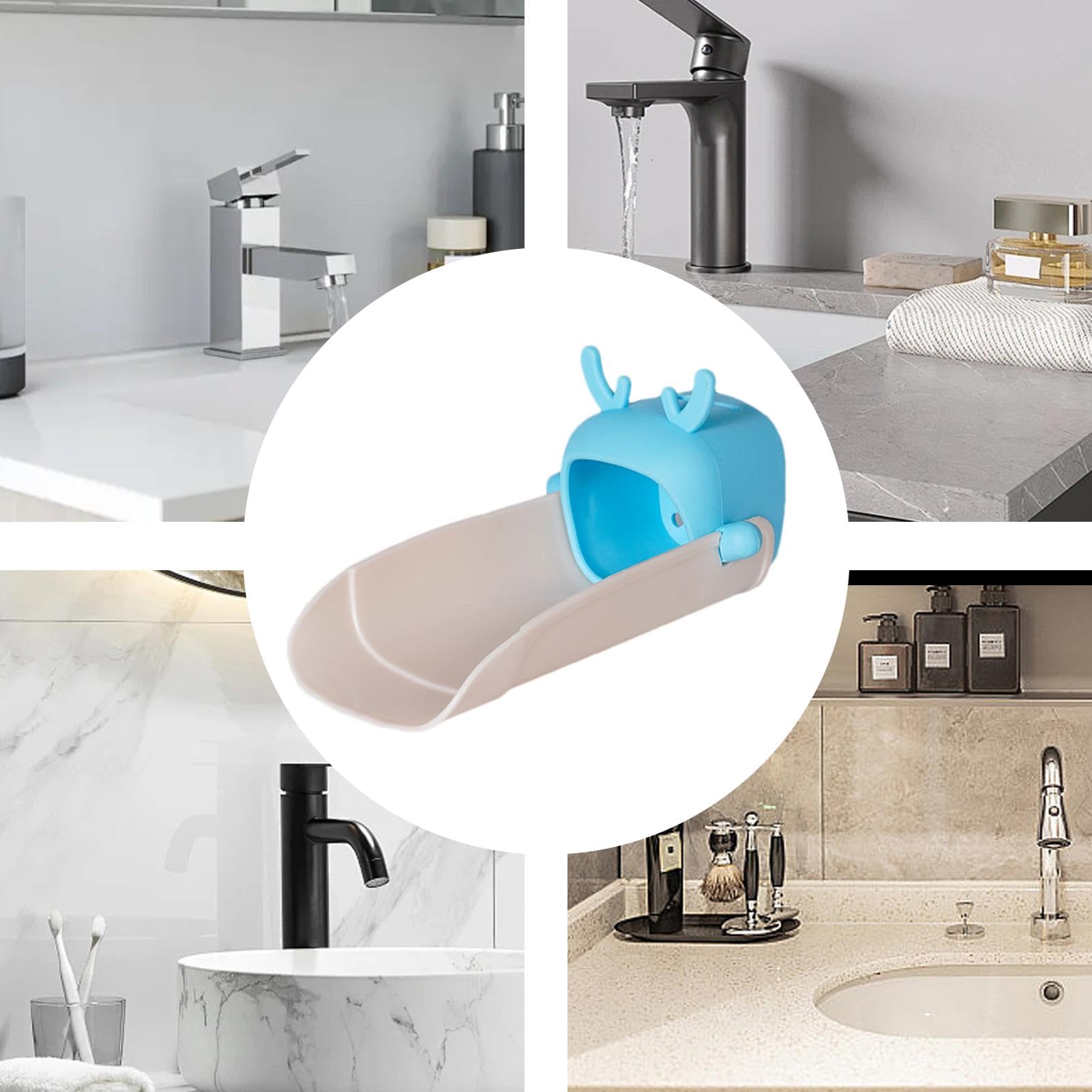 Prolunga Rubinetto Bambini MISAZY - 2 Pezzi, Colorati, Per Lavarsi Le Mani Facilmente - Foto 7