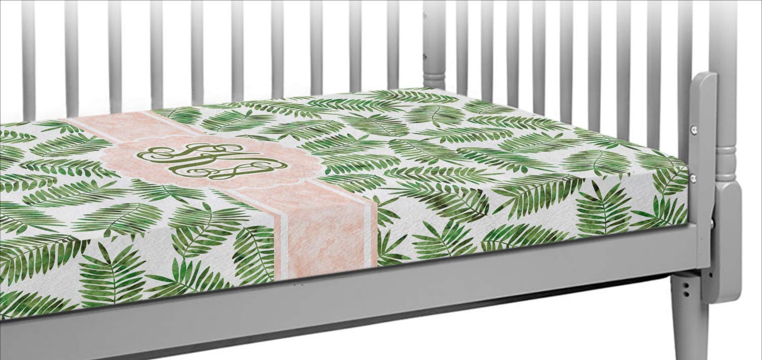 palm leaf crib sheet