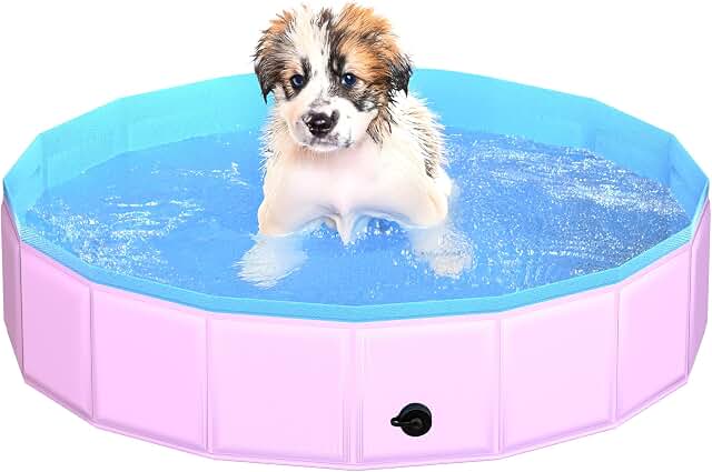 Foldable dog pool image