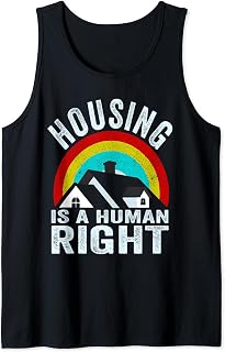 Housing Is A Human Right Poverty Cancel Rent Stop Evictions Tank Top