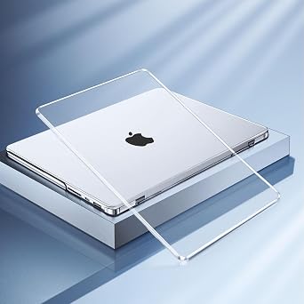 MOSISO Compatible with MacBook Pro 16 inch Case M5 M4-M1, Crystal Clear
