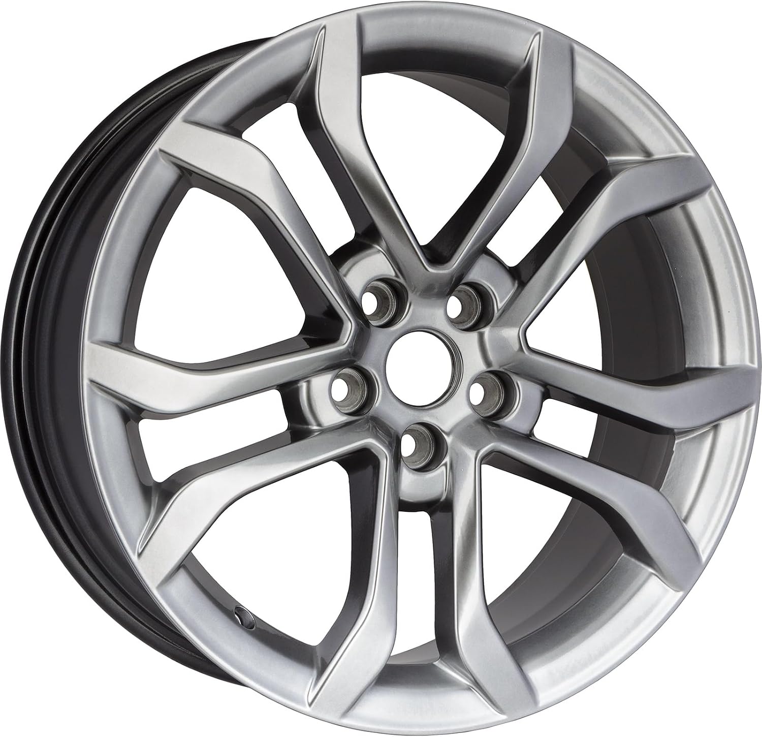 New 18" 18x8" Painted Medium Silver Aluminum Alloy Wheel Rim fits Ford Fusion 2017 2018 2019 2020 | ALY10120U20N