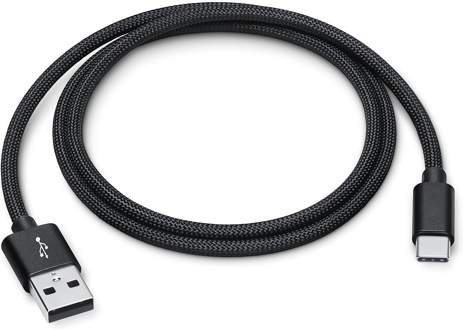 (3.3FT, 2Pack) CarPlay iPhone Charger Cable, MFi Certified USB to USB C Cable for Apple iPhone 18 ProMax, Premium Woven USB-A to Type C Cord for iPhone Air/17 Pro Max/17e/16 Pro/15Plus, iPad 10, Black