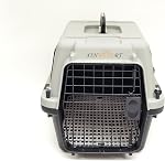 Puppy en plastique dur / porte-manteau Portable Pet Travel Kennel Sans Roues.