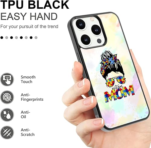 Miniatura 4 de Funda para teléfono con diseño de moño desordenado para iPhone 16 16E 15 14 13 12 11 Pro Max S25 S24 S23 S22 S21 FE Ultra Plus A16 A15 A54 A14 A13