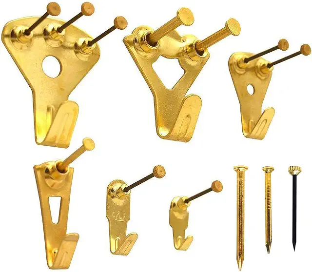 Northern Brothers Heavy Duty Picture Hanging Kit with Frame Nails (130 Pieces)