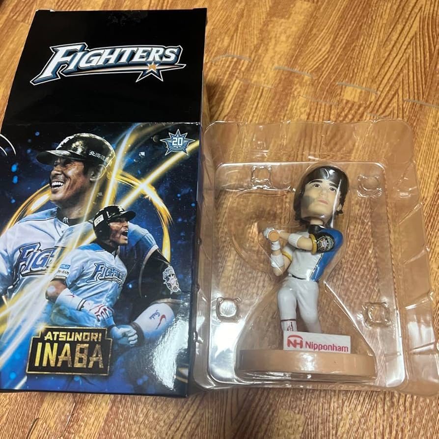 ボブルヘッド フィギュア Amazon | ファイターズ 稲葉篤紀 ボブルヘッドフィギュア
