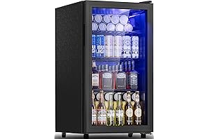 Compact Mini Beverage and Soda Refrigerator