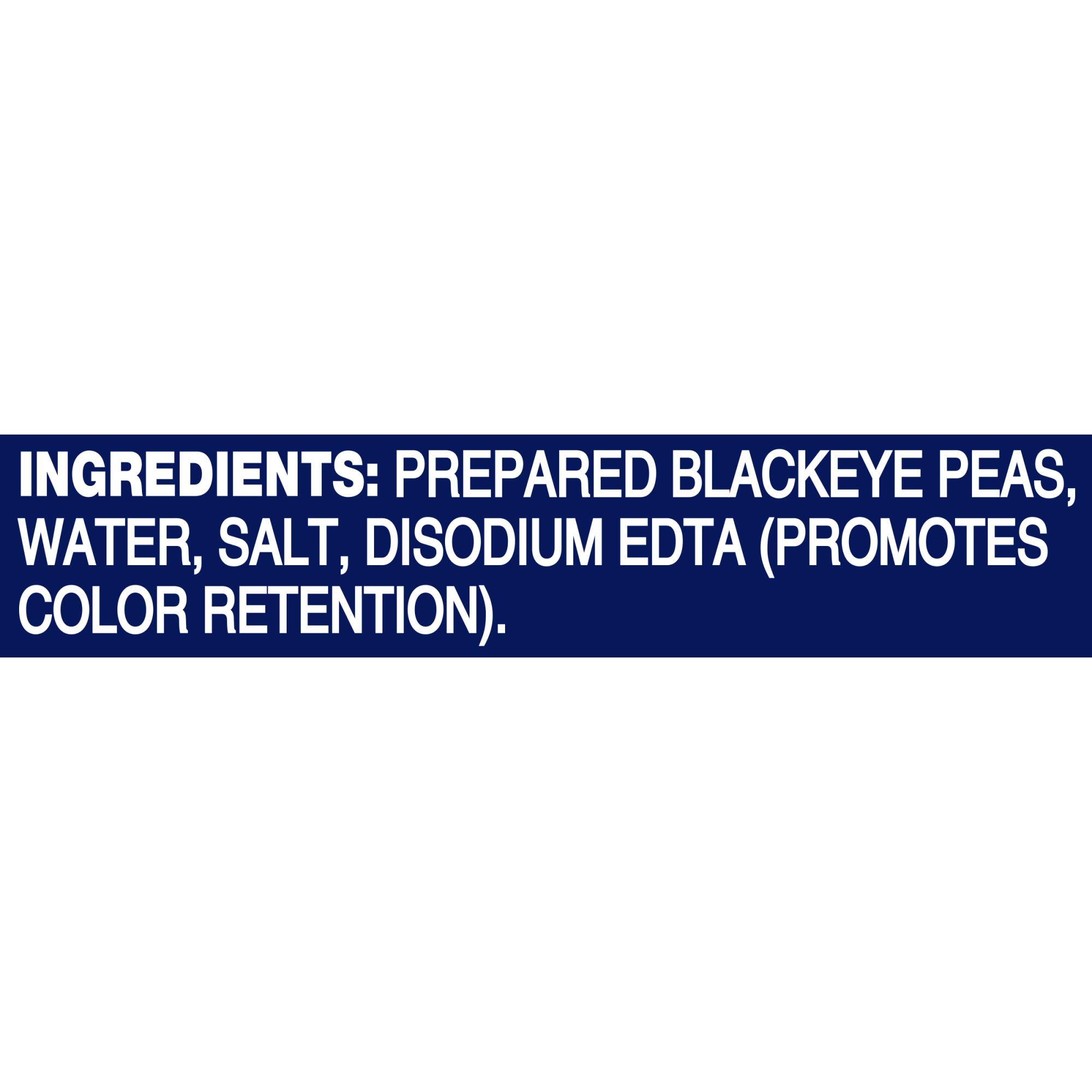BUSH'S BEST 15.8 oz Canned Blackeye Peas, Source of Plant Based Protein and Fiber, Low Fat, Gluten Free, (Pack of 12)